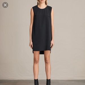 All Saints Black Kaili Laced Dress